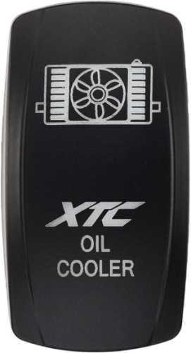 XTC Power Products - XTC Power Products Dash Rocket Switch Face Plate - Oil Cooler - SW00-00110031