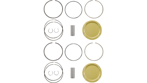 J.E. Pistons - J.E. Pistons FSR Ultra Series Piston Kit - Standard Bore 93.00mm, 9.5:1 Compression - 379454