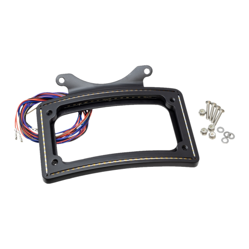 Letric Lighting Co. - Letric Lighting Co. Perfect Plate-Light for Indian - Gloss Black - LLC-IPPL-G