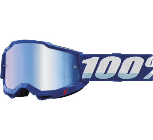 100% - 100% Accuri 2 Goggles - 50014-00002 - Blue / Blue Mirror Lens - OSFM
