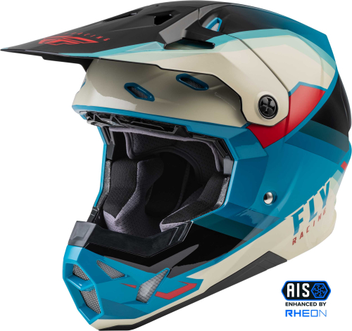 Fly Racing - Fly Racing Formula CP Rush Helmet - 73-0022L - Black/Stone/Dark Teal - Large