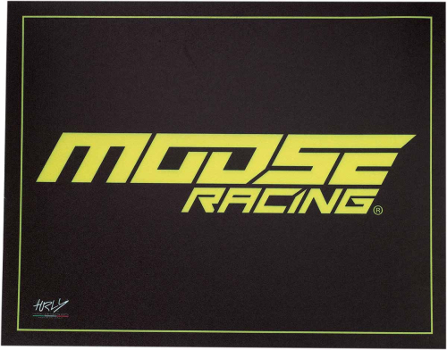 Moose Racing - Moose Racing Moose Racing Work Bench Mat - Black/Yellow - HC2130WORK