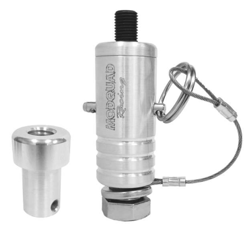 ModQuad - ModQuad Quick-Release Whip Mount - Flag Whip Mount - Polished - W-MOUNT