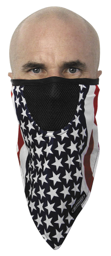 Schampa - Schampa Facefit I-Tie Facemask - FMT-168 - Stars & Stripes - OSFM