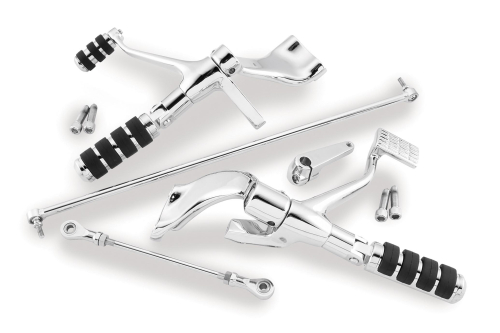 Bikers Choice - Bikers Choice Shift Rod Replacement for Forward Controls - Chrome - 056286