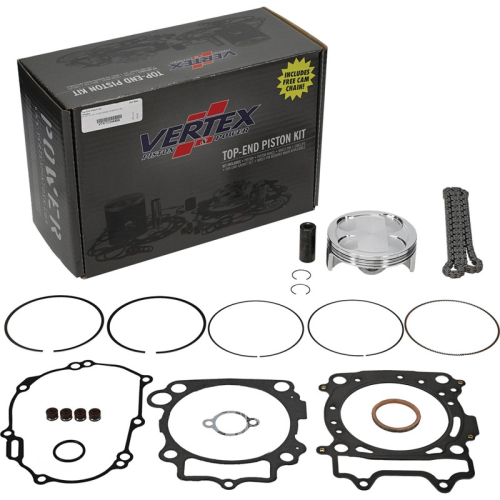 Vertex - Vertex Forged Replica Top End Piston Kit - Standard Bore 96.97mm, 12.8:1 Compression - VTKTC24448C