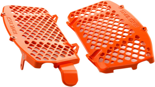 Trail Tech - Trail Tech Radiator Guard - Orange - 0151-RB03