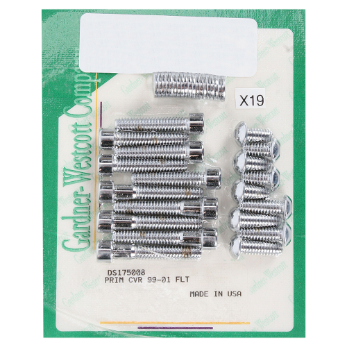 Gardner-Westcott - Gardner-Westcott Primary Chrome Steel Socket-Head Bolt Kit - P-10-17-08