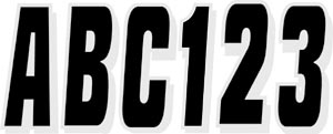 Hardline - Hardline Series 300 Carbon Fiber Registration Kit - Gradation - Black/Silver - BLKSI320