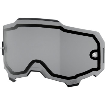 100% - 100% Replacement Lens for Armega Goggles - Dual Vented Smoke - 51042-007-02