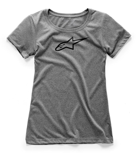 Alpinestars - Alpinestars Ageless Womens T-Shirt - 1W38-73002-1026-M - Heather Gray - Medium
