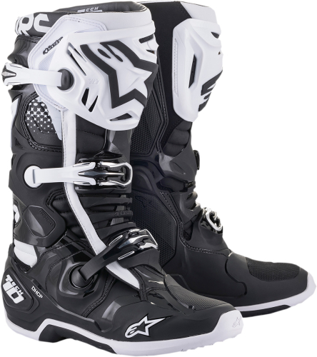 Alpinestars - Alpinestars Tech 10 Non-Vented Boots - 2010020-12-13 - Black/White - 13