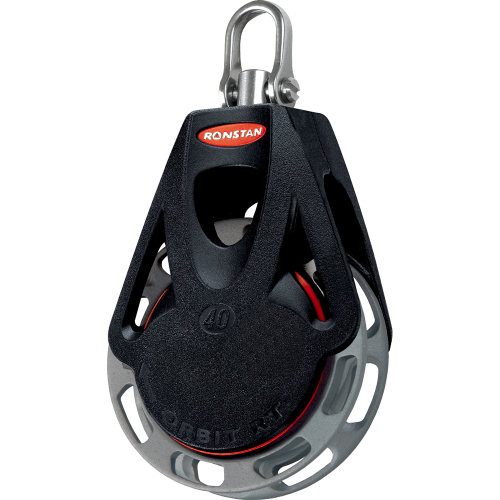 Ronstan - Ronstan Series 40 Ratchet Orbit Block - Single - Auto - Swivel Shackle Head