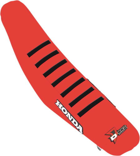 DCOR - DCOR Seat Cover - Red Sides - Red Top with Black Ribs - 30-10-505