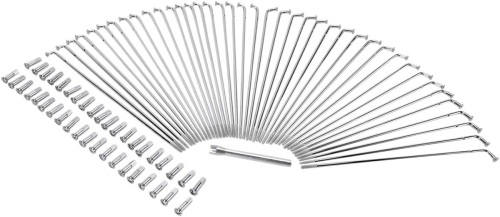 Drag Specialties - Drag Specialties Chrome 9 3/4in. Spoke Set for Drop Center 21in. Rim - 0211-0121