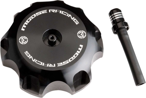 Moose Racing - Moose Racing Colored Gas Caps - Aluminum - Black - T03-4133GB