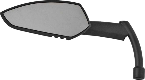 HardDrive - HardDrive Universal Apache Mirror w/Knife Stem - Matte Black - Left - 18-504L