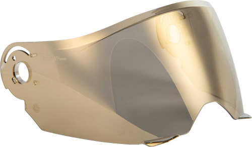 Fly Racing - Fly Racing Face Shield for Odyssey Helmets - Gold Mirror - 73-89104