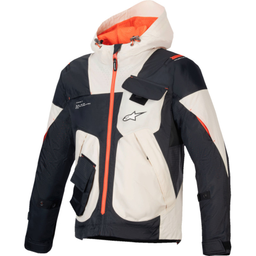 Alpinestars - Alpinestars Mogress Air Jacket - 3301625-1489-3XL - Black/Almond/Hot Orange - 3XL