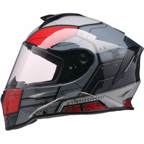 Z1R - Z1R Warrant Sentinel Youth Helmet - 0102-0291 - Black/Red - Large