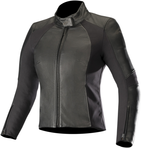 Alpinestars - Alpinestars Vika V2 Womens Leather Jacket - 3115519-10-48 - Black - 12