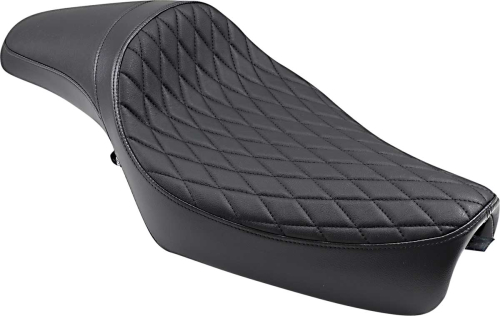Drag Specialties - Drag Specialties Extended Reach Predator Seat - Single Diamond Stitch - 0804-0611