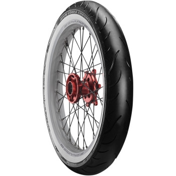 Avon Tyres - Avon Tyres Cobra Chrome AV91 Front Tire - 100/90-19 - White Wall - 2120011