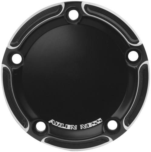 Arlen Ness - Arlen Ness Ness-Tech Points Cover - Beveled - Black - 03-473
