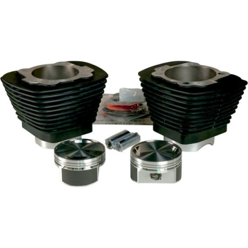 Revolution Performance - Revolution Performance Monster Big Bore Kit (127in. Flat Top) - Bore 4 1/4in. - 10.5:1 Compression - Black - 201-178W
