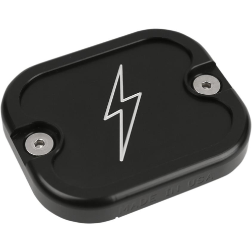 Thrashin Supply Company - Thrashin Supply Company Front Brake/Clutch Master Cylinder Cover - Black Anodized - TSC-3110-4