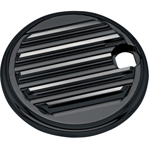 Covingtons - Covingtons Fuel Door - Finned - Gloss Black Powdercoat - C1126-B