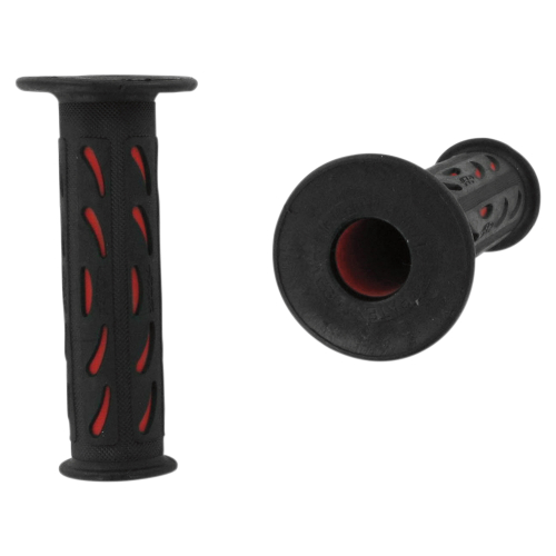 Pro Grip - Pro Grip 724 Dual Density Road Grips - Black/Red - 724RDBK