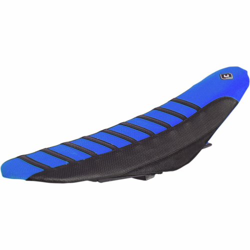 FLU Designs Inc. - FLU Designs Inc. Pro Rib Seat Cover - Black/Blue/Black - 55702