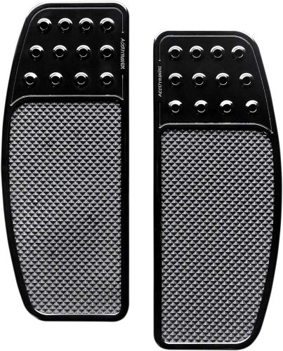 Accutronix - Accutronix Drilled Original Floorboards - Rubber Heel - Black - FBF91-DOB