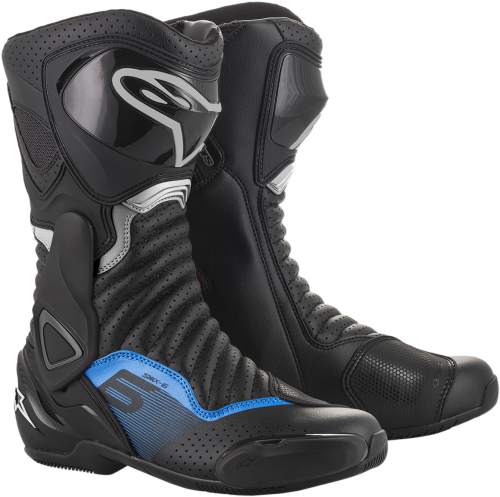 Alpinestars - Alpinestars SMX-6 V2  Vented Boots - 2223017-1178-48 - Black/Gun Metal/Blue - 12.5