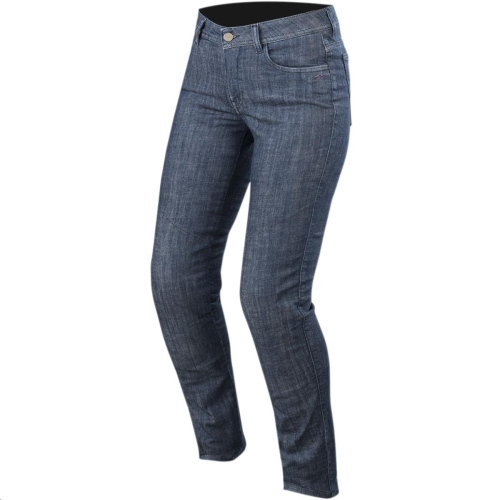 Alpinestars - Alpinestars Stella Courtney Womens Denim Pants - 3338718-74-28 - Washed Blue - 28