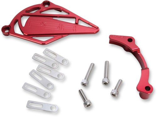 PSR - PSR Case Saver/Sprocket Cover Kit - Red - 03-04152-24
