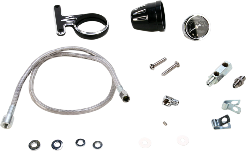 Arlen Ness - Arlen Ness Oil Pressure Gauge Kit - Deep Cut - 15-667