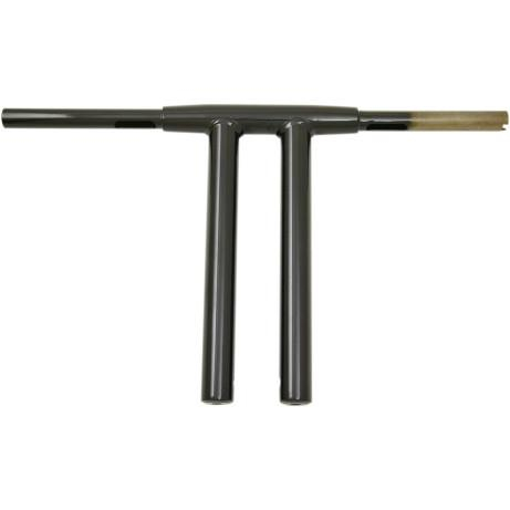 Drag Specialties - Drag Specialties 1-1/2in. Big Buffalo Zero T-Bar - 14in. - Gloss Black - 0601-3973