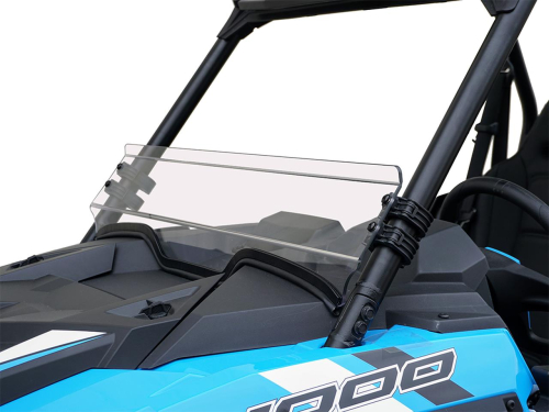 Spike Powersports - Spike Powersports Half Windscreen - Clear - 77-4450