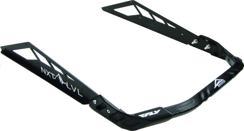Skinz Protective Gear - Skinz Protective Gear Rear Aluminum Bumper - Flat Black - NXPRB230-FBK/BLK