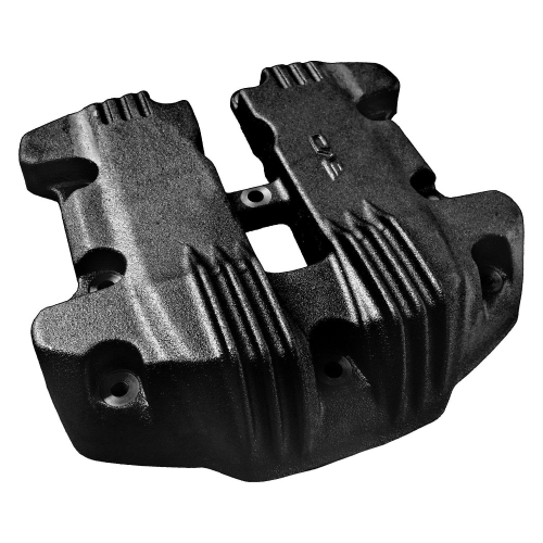 EMD - EMD Ribbed Rocker Cover - Black - RCM8/R/B