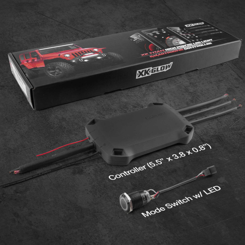 XK Glow - XK Glow Titan High Power App Controller - 5.5in. x 3.8in. x 0.8in. - XK-TITAN-KIT