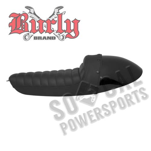 Burly Brand - Burly Brand Cafe Solo Seat/Tail Section - Partial Cover - B13-2008