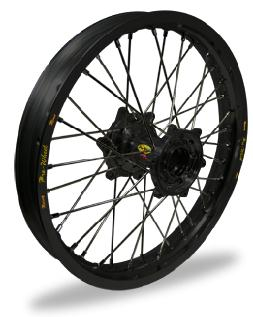 Pro-Wheel - Pro-Wheel MX Front Wheel Set - 17x1.40 - Black Rim/Black Hub - 23-13422