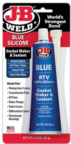JB Weld - JB Weld Blue RTV Acetoxy - 3oz. - 31316