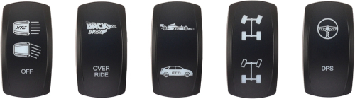 XTC Power Products - XTC Power Products Replacement for Dash Rocket Switch Face Plate - SW00-001000X3