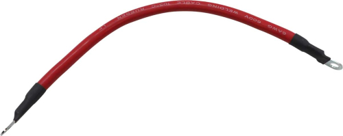 Moose Racing - Moose Racing Battery Cable - 10in. - Red - 680-6710