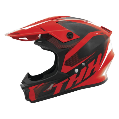 THH Helmets - THH Helmets T710X Airtech Youth Helmet - 647893 - Red/Black - Large