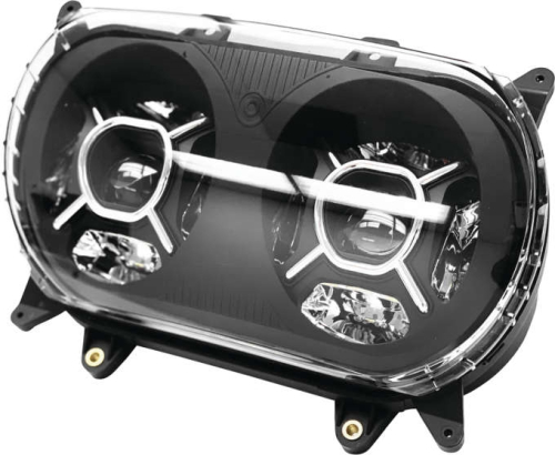 Namz - Namz Headlight for Road Glide - Dual - Black - Chrome - LLC-5LRS